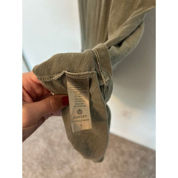 Sundry Green Midi Dress Anthropologie - Picture 3 of 4